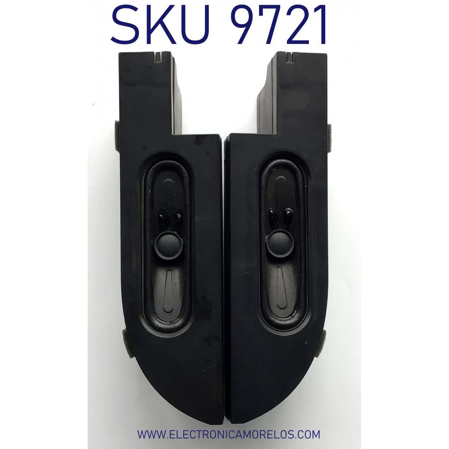 KIT DE BOCINAS PARA TV TOSHIBA / NUMERO DE PARTE PK231502K0I  / 6Ω 15W / PK231503K0I / MODELO 55L621U	